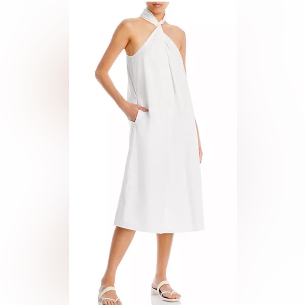 Anine Bing Cosette white halter dress NWT